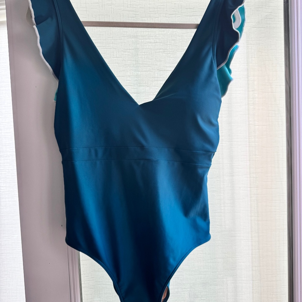 Summersalt Ruffle Backflip Seaglass/Seaweed